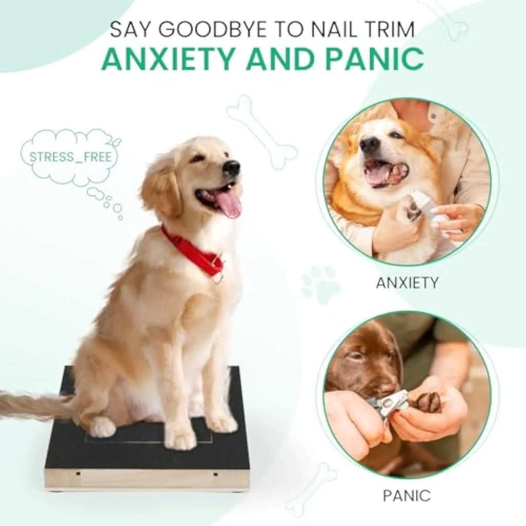 Dog Nail Grinder Board with Treat Box