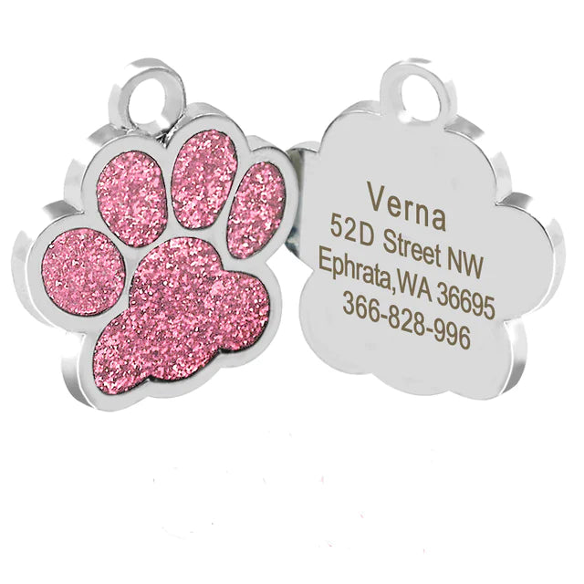 Engraved Pet ID Tags for Cats and Dogs Accessories