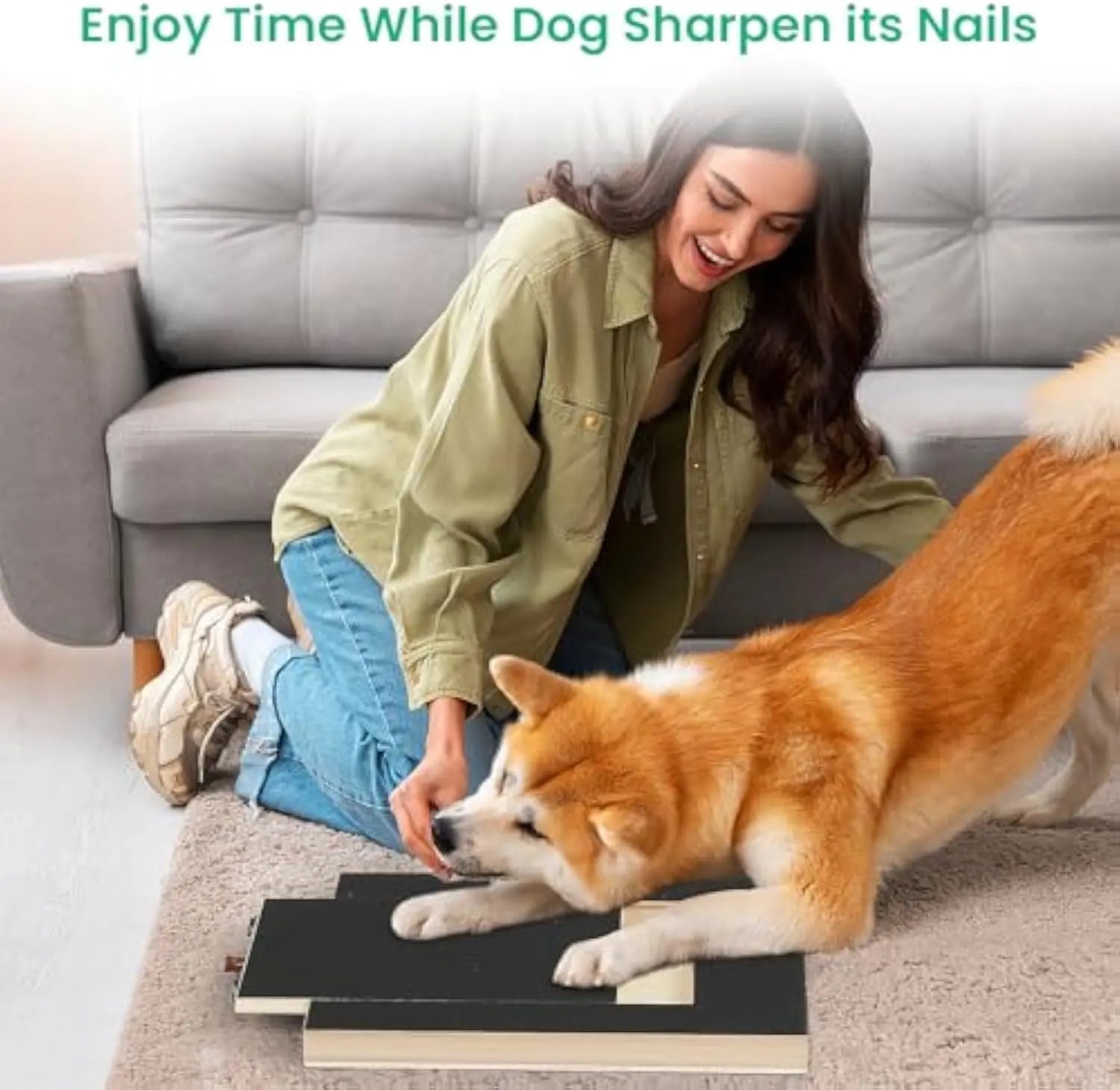 Dog Nail Grinder Board with Treat Box