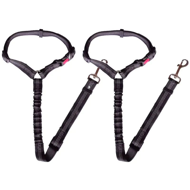 Adjustable Elastic Pet Car Safety Seat Belt Leash