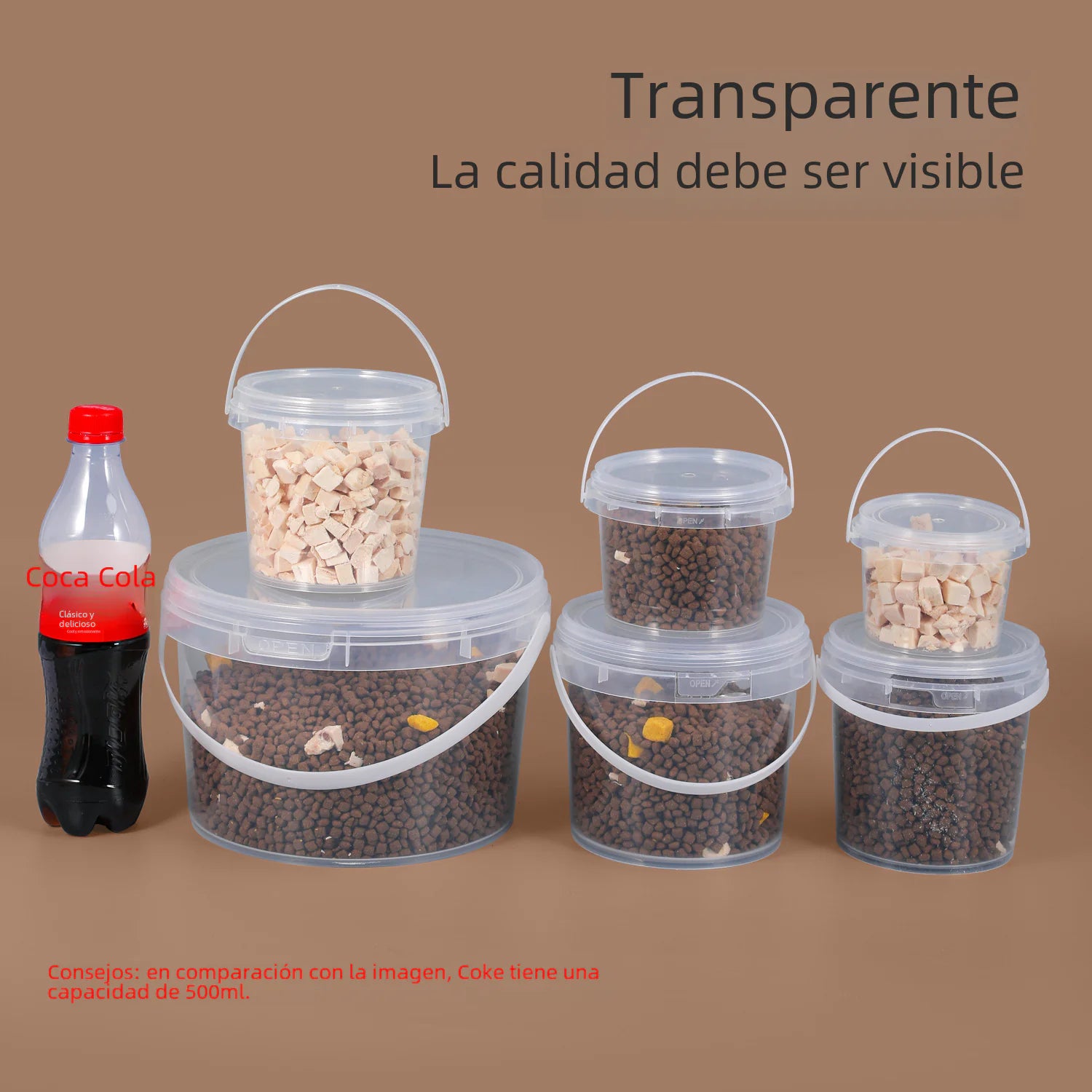 Food-Grade Sealed Freeze-Dried Pet Food Storage Bin