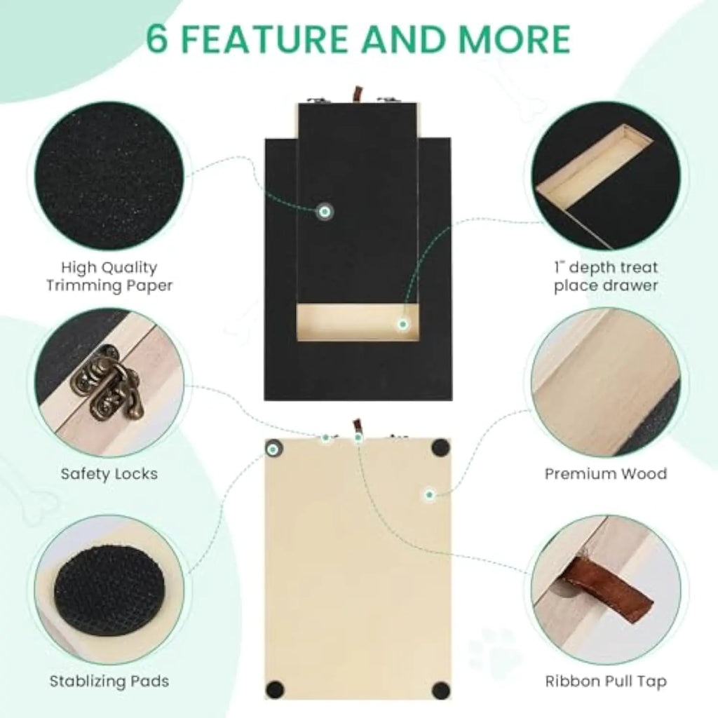 Dog Nail Grinder Board with Treat Box