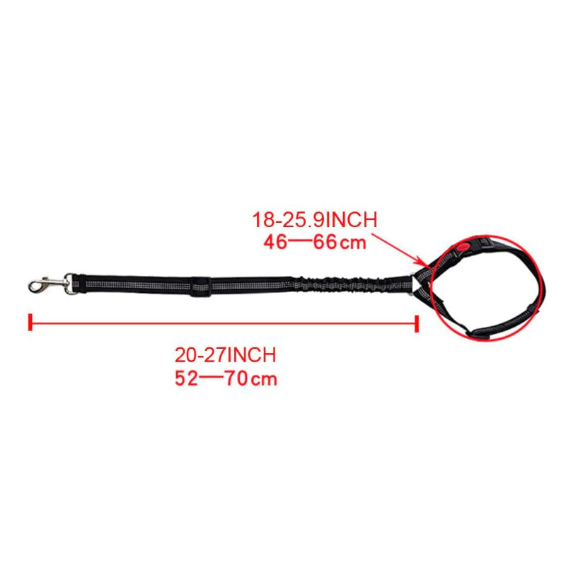 Adjustable Elastic Pet Car Safety Seat Belt Leash