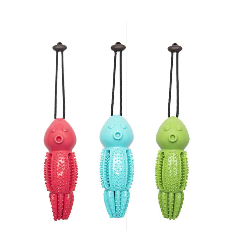 Pet Toy for Molar Cleaning and Treat Dispensing