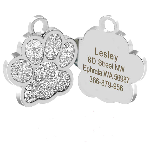 Engraved Pet ID Tags for Cats and Dogs Accessories