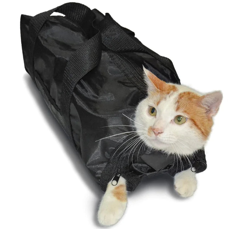Pet Bathing Bag for Cats and Grooming Accessories