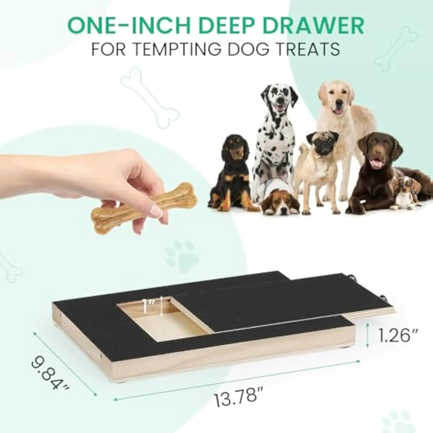 Dog Nail Grinder Board with Treat Box